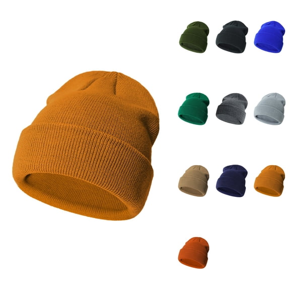 Soft Knit Winter Hat for Kids, Unisex Baby Boys Girls Warm Beanie, Toddler Caps Ages 3 Months to 6 Years