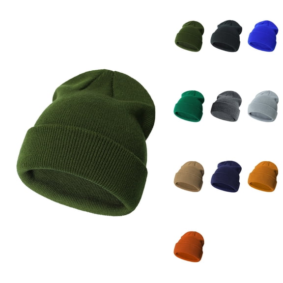 Soft Knit Winter Hat for Kids, Unisex Baby Boys Girls Warm Beanie, Toddler Caps Ages 3 Months to 6 Years