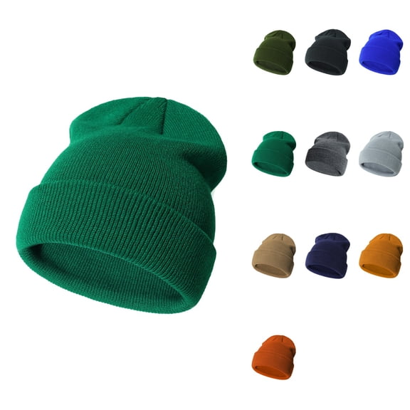 Soft Knit Winter Hat for Kids, Unisex Baby Boys Girls Warm Beanie, Toddler Caps Ages 3 Months to 6 Years