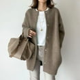 thumbnail image 1 of Soft Knitted Coat For Slimming Sense Of Design Women Cardigans Loose Jacket Autumn And Spring, 1 of 9