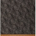 thumbnail image 1 of Soft Lace Spiderwebs Spiders Black Lace Fabric by the Yard (D171.16), 1 of 1