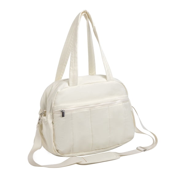 Soft Large Gym Bag for Women, Duffle Bag for Travel with Wet Pocket, Lightweight Carry on Weekender Duffel, Water Resistant Shoulder Bag Duffle Bag with Detachable Strap