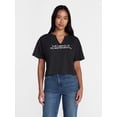 thumbnail image 1 of Soft Launch Women's Graphic Tee with Short Sleeves, Sizes XXS-XXL, 1 of 5