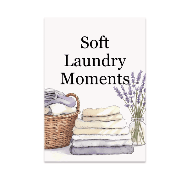 Soft Laundry Moments Wall Art - Laundry Room Decor - 13x19 Poster Print