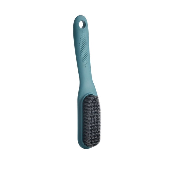 Soft Laundry and Shoe Cleaning Brush, 1Pcs Nylon Bristle Scrubber for Fabric Clothes, Carpet and Floor, Comfortable Grip Design