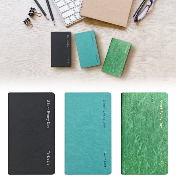 Soft Leather A6 Notebook, 3D Textured Wrinkled Pu Leather Journal with 80 Sheets/160 Lined Pages, Pocket Size Travel Notepad - Portable for Writing Diary