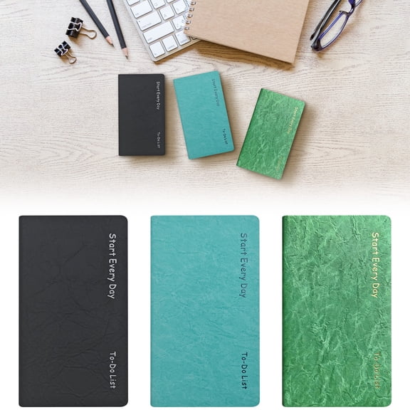 Soft Leather A6 Notebook, 3D Textured Wrinkled Pu Leather Journal with 80 Sheets/160 Lined Pages, Pocket Size Travel Notepad - Portable for Writing Diary