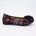thumbnail image 1 of Soft Leather Ballet Flat with Flowerlike Bow - 1936 Boutique Style 811-13, 1 of 20