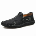 thumbnail image 1 of Soft Leather Boots Fashion Men's Casual Shoes Sports Athletic Walking Sneakers, 1 of 8