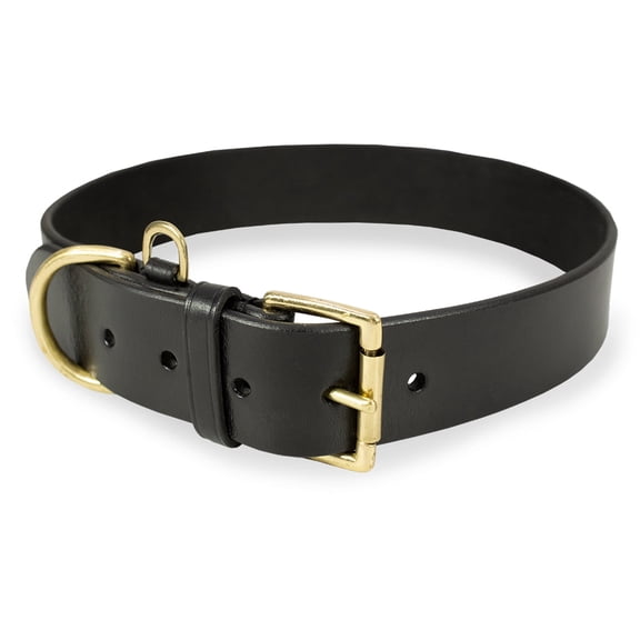 Soft Leather Dog Collar, Waterproof Collars for Small, Medium, Large Dogs.