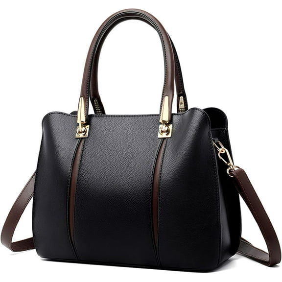 Soft Leather Handbags for Womens Top-Handle Tote Shoulder Bag Casual Crossbody Bags Hobo Purses