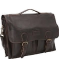thumbnail image 1 of Soft Leather Laptop Messenger Bag & Brief Bag, 1 of 1