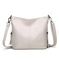 thumbnail image 1 of Soft Leather Shoulder Bags for Women Luxury Designer Handbag Women Purse Trend Rectangular Crossbody Bag Totes Bucket Bag, 1 of 6