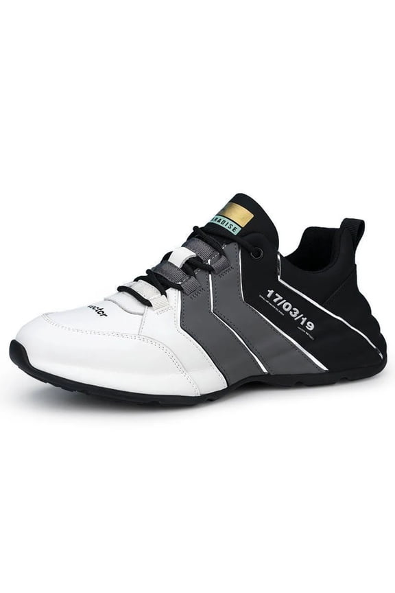 Soft Leather Thick Soled Dad Shoes