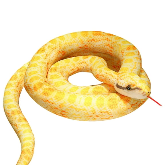Soft Life Like Snake 100cm Snake Plush Toy For Teaching Gifting