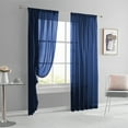 thumbnail image 1 of Soft Light Filtering Window Curtains, Seamless Rod Pocket Drapes for Living Rooms and Bedrooms, Modern Enhancing Fabric with Gentle Natural Light Diffusion, Home Decor Set, 1 of 6