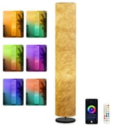 Soft Light LED Floor Lamps for Living Room, 64'' RGB Color Changing Tall Lamp, Smart Standing Lamp with Remote & Wifi APP Control for Living Room, Bedroom and Game Room