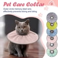 thumbnail image 1 of Soft Lightweight Cat E-Collar for Post-Surgical Support Protective Recovery Neck Cone to Stop Licking and Scratching Comfortable Pet Collar, Yellow Size S, 1 of 3