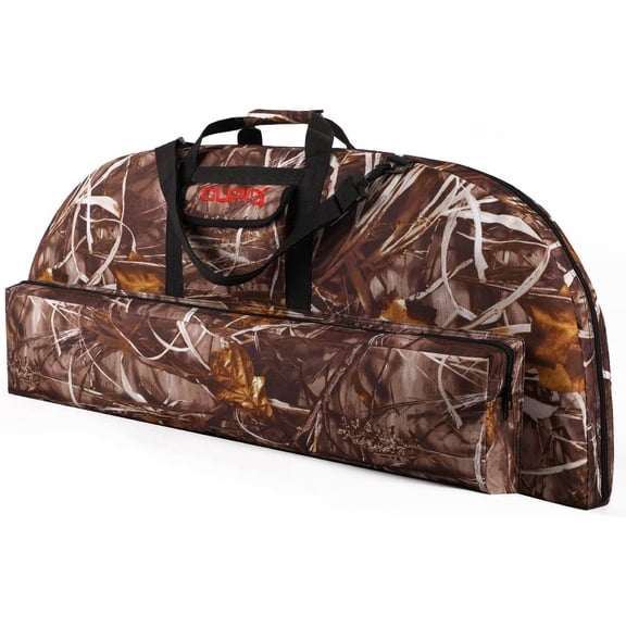Soft Lightweight Compound Bow Case, Portable Carry Bag with Arrow Pocket for Outdoor Use