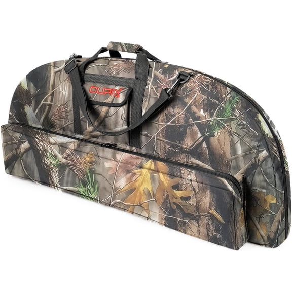 Soft Lightweight Compound Bow Case, Portable Carry Bag with Arrow Pocket for Outdoor Use