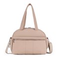 thumbnail image 1 of Soft Lightweight Gym Bag for Women, Duffle Bag for Travel with Wet Pocket, Lightweight Carry on Weekender Duffel, Water Resistant with Multiple Pockets Personal Item Bag, 1 of 7