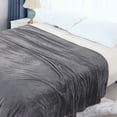 thumbnail image 1 of Soft Lightweight Microplush Flannel Fleece Bed Blanket Twin-XL Grey, 1 of 8