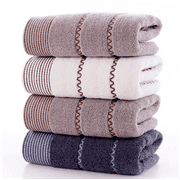 Soft Linen Luxury 4 Piece Towel Set, 100% Cotton Turkish Towels for Bathroom, Towel Sets1