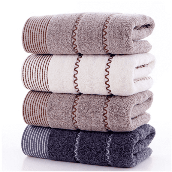 Soft Linen Luxury 4 Piece Towel Set, 100% Cotton Turkish Towels for Bathroom, Towel Sets1