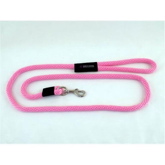 Soft Lines Dog Snap Leash 0.62 In. Diameter By 10 Ft. - Hot Pink