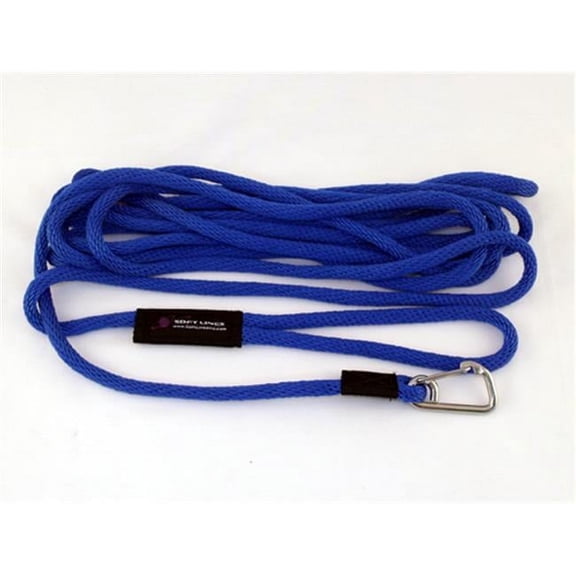 Soft Lines Floating Dog Swim Snap Leashes 0.5 In. Diameter By 30 Ft. - Pacific Bllue