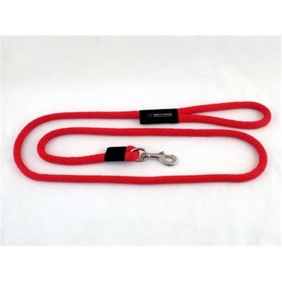 Soft Lines P10808RED Dog Snap Leash 0.5 In. Diameter By 8 Ft. - Red