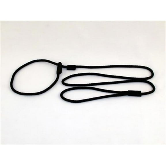 Soft Lines P20406BLACK Small Dog Slip Leash 0.25 In. Diameter By 6 Ft. - Black