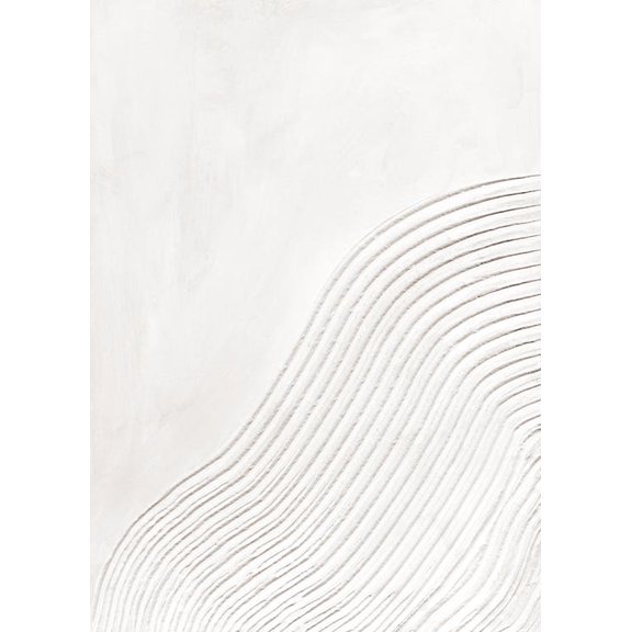 Soft Lines Texture No1 Print Wall Art, Modern Wall Decor For Living Room Bedroom, 8x12 UNFRAMED