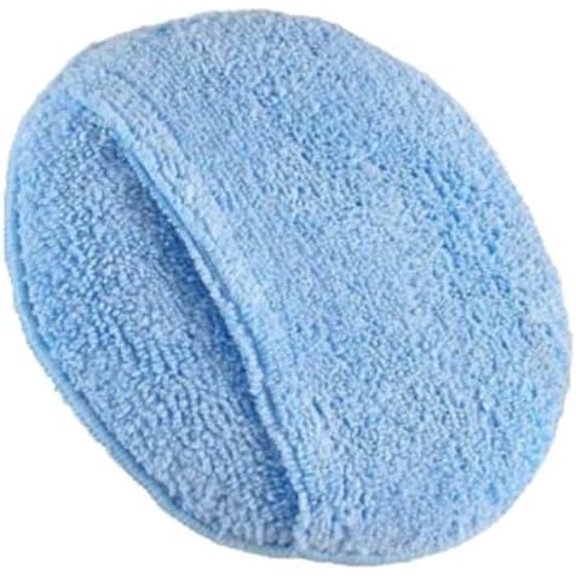 Soft Lint-Free Microfiber Applicator Sponge Round Leather Conditioner Applicator Pad Scratch-Free Polishing Pad for Car Interior Home Leather Care