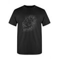 thumbnail image 1 of Soft Lion Graphic T-Shirt Men -Image by Shutterstock, Male 3X-Large, 1 of 2