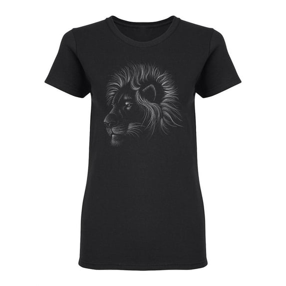 Soft Lion Head Shaped Tee Women's -Image by Shutterstock