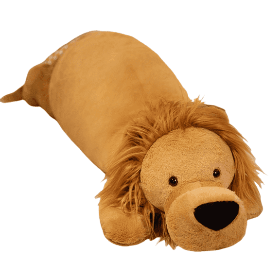 Soft Lion Plush Animal Pillow -35.4 '' Giant Lion Stuffed Animal Plush Toy, Children's Plush Pillow Bedroom Sofa Decoration