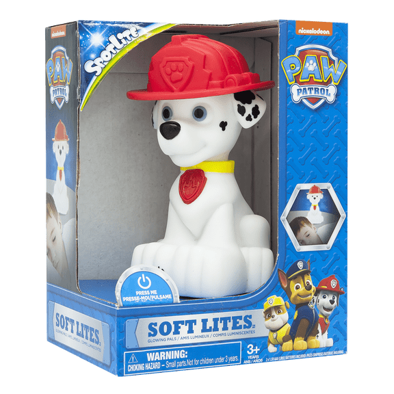 Soft Lites Paw Patrol Baby Toy, 6 x 4.5 x 3.5 in.