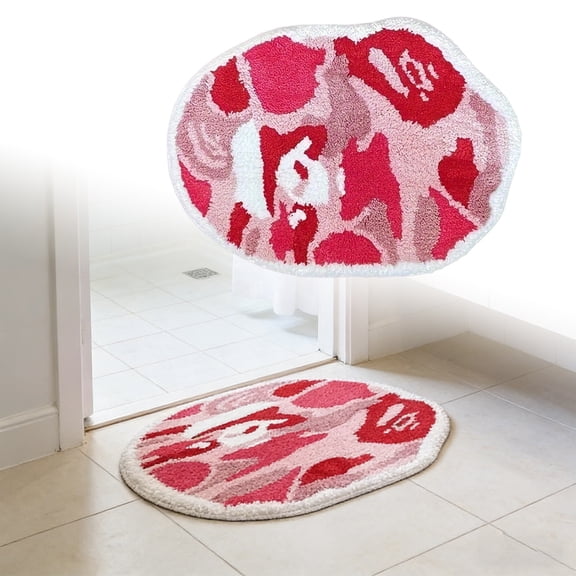 Soft Living Carpet Mat for Indoor Welcome Area - Polyester Fiber Rug with Non- Feature and Easy Cleaning for Hallway Bedroom Living Room