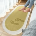 thumbnail image 1 of Soft Long Plush Bathroom Rug Mat | Non-Slip Washable Water Absorbent | Modern Velvet Fleece Runner for Bedroom, Living Room & Bath | 40x80cm (15.7x31.5in) | 1 Piece, 1 of 5