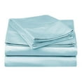 thumbnail image 1 of Soft Long-Staple Cotton Sheet Set Light Blue / Full, 1 of 3