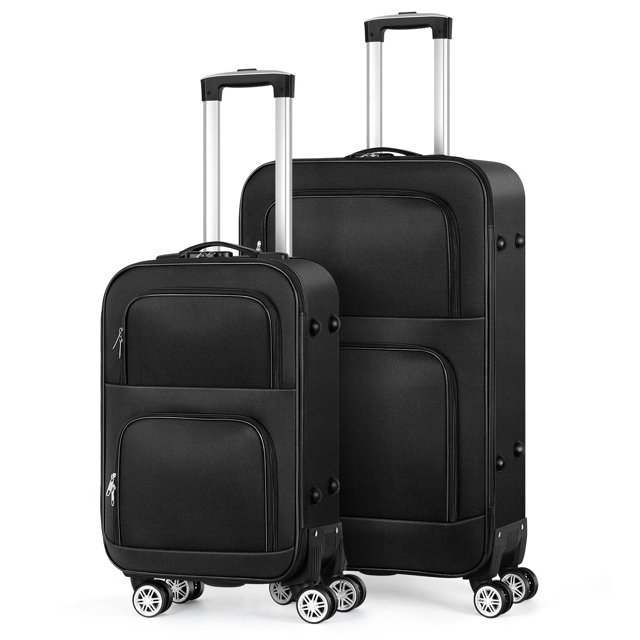 Soft Luggage Upright Rotating Soft Shell Expandable Lightweight Luggage