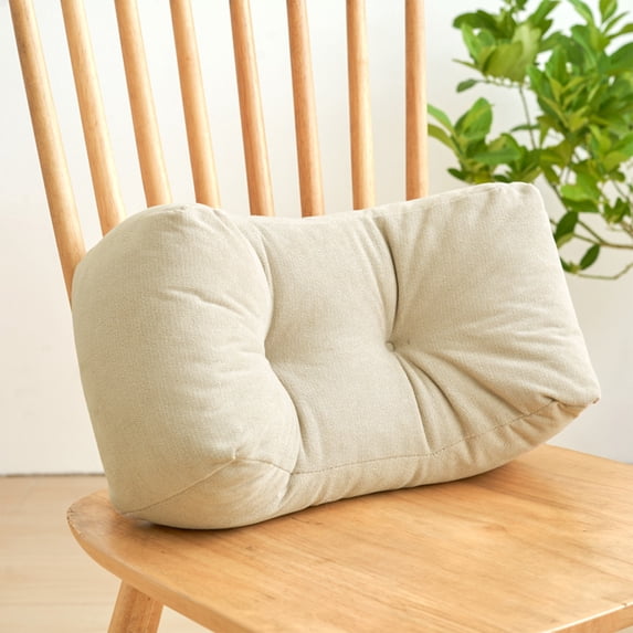 Soft Lumbar Support Pillow Nap Sleeping Pad Back Support Pillow Back Cushion,Ergonomic Postures Correction Cushion Lumbar Pillow for Desk Chair Sofa Bed Use in Work Lumbar Pillow,1PC
