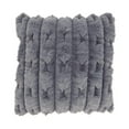 thumbnail image 1 of Soft Luxe Haven Faux Rabbit Fur Poly Filled Throw Pillow, 1 of 1