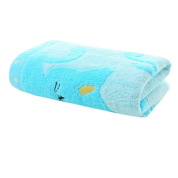 Soft Luxurys Large Bath Towels,19x9Inch Cottons Bath Towels with Kittens,Bathroom Decors,Soft and Cozy,Hight Absorbent,Suitable for Bathroom,Gym,Hotel(Blue)