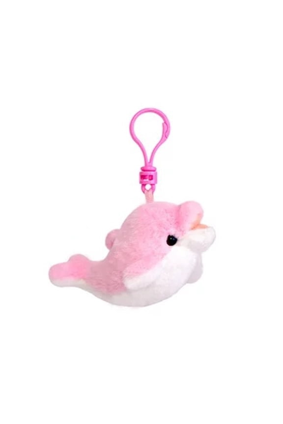 Soft Marine Plush Keychain for Adult Kids Comfort Toy Key Holder Stuffed Doll Bag Pendant Charm