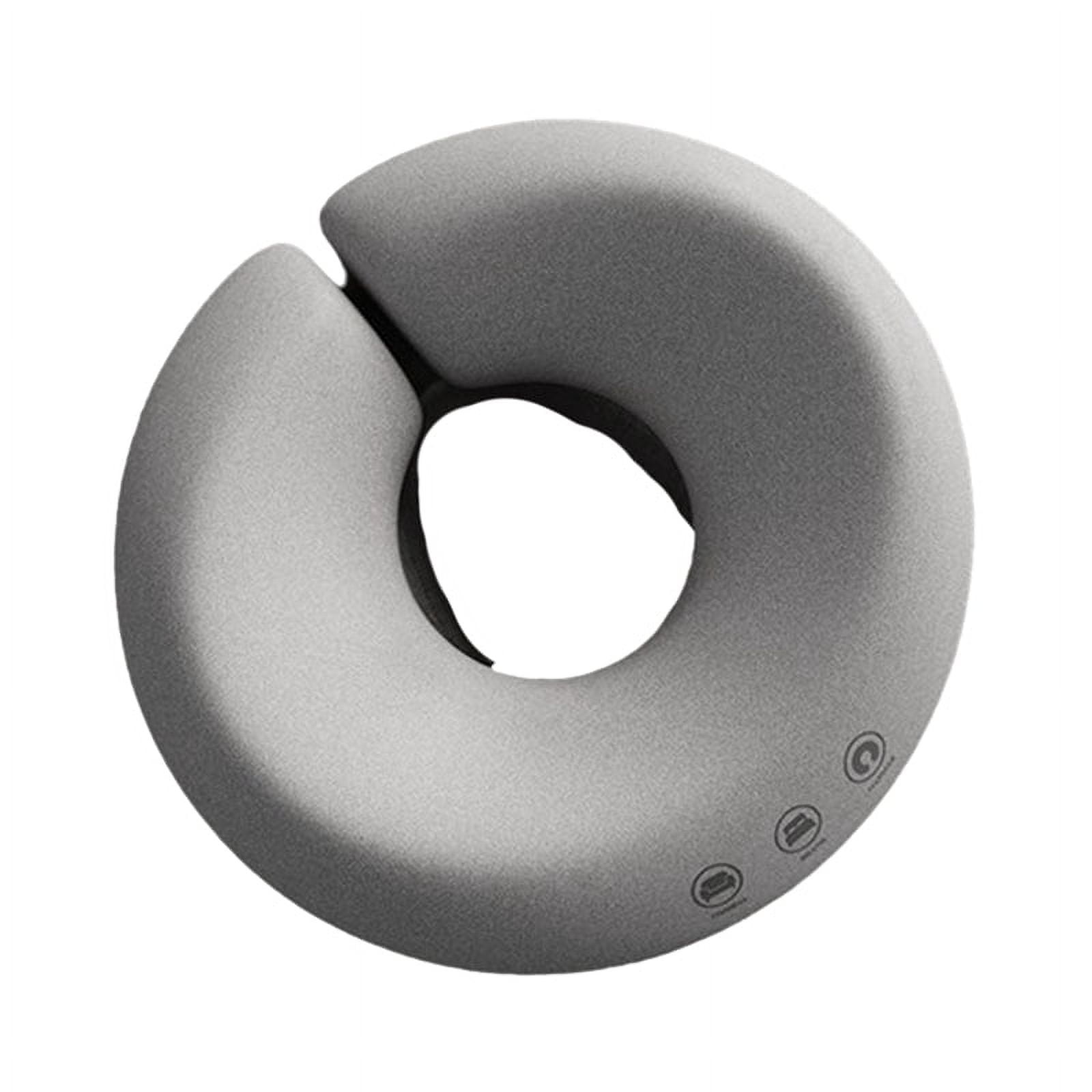 Soft Massage Pillow Face Relax Memory Foam Headrest Beauty Salon Cushion for SPA U Shape Pad Gray