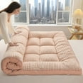 thumbnail image 1 of Soft Mattress Mattress Topper - Cooling Breathable Fiber Filling - Non-Waterproof, Woven Fabric Mattress Topper - Available In All SeasonsIdeal For Bedroom, Guest Room, Dorm - 2.36-3.15inch Thickness, 1 of 12