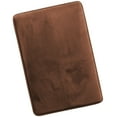 thumbnail image 1 of Soft Memory Foam Bath Mat Luxurious Absorbent Non Slip Bathroom Shower Rug 17" x 24" Chocolate, 1 of 5