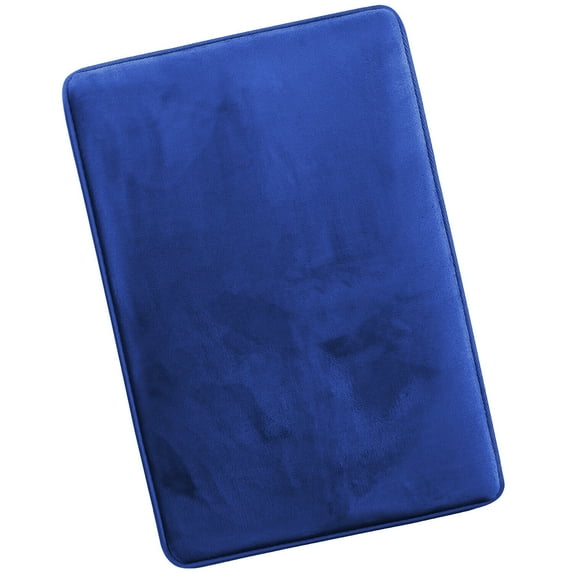 Soft Memory Foam Bath Mat Luxurious Absorbent Non Slip Bathroom Shower Rug 20" x 32" Royal Blue